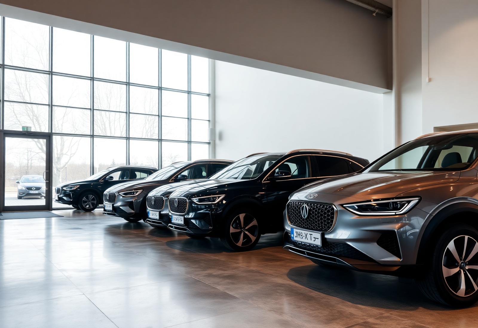 Showroom autobazaru AUTOCENTRUM Hrotovická v Třebíči